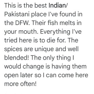 达拉斯地区美味好吃印度餐/巴基斯坦餐...