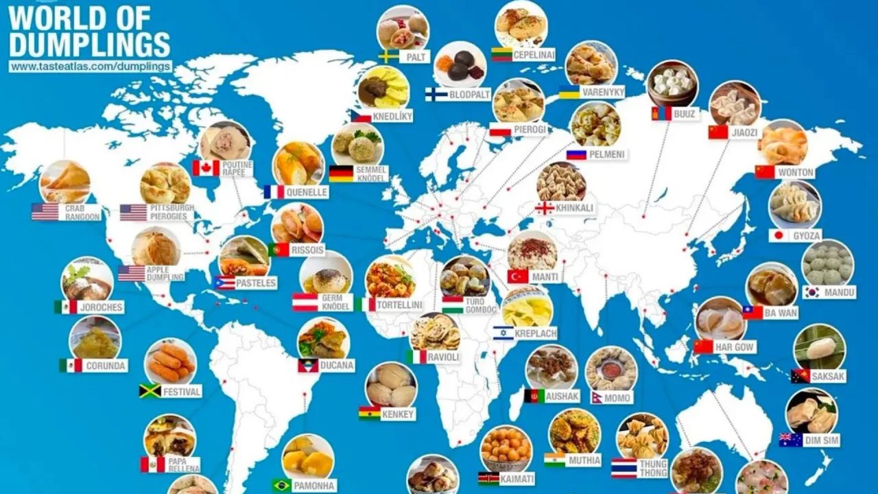 无饺子不欢者入 | 世界名饺子地图 