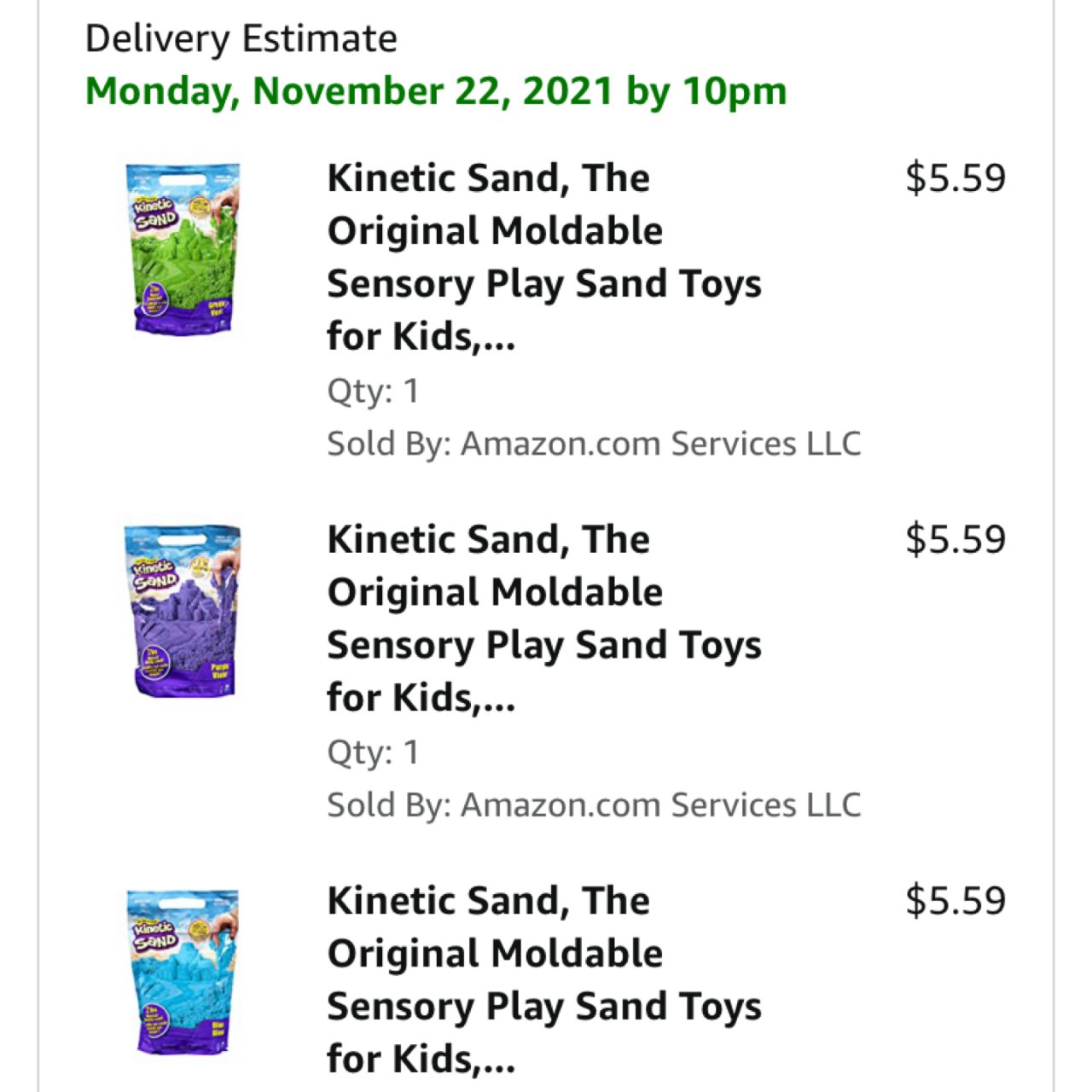 Kinetic Sand, The Original Moldable Sensory Play Sand Toys for Kids, Purple, 2 lb. Resealable Bag, Ages 3+ : Everything Else