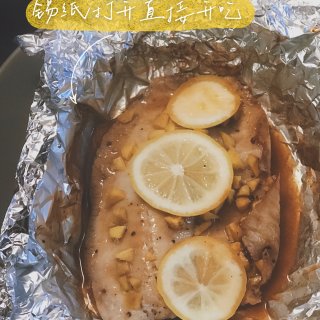 懒人低脂鱼肉万能做法｜柠香锡纸烤鱼排🐟...