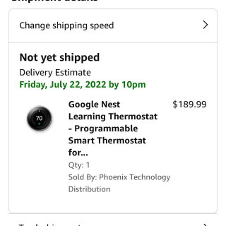 Google Nest 恒温器现在只要$...