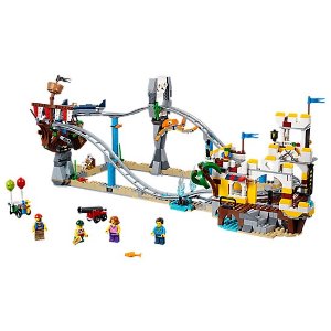 上新：LEGO乐高 海盗过山车 - 31084，3种搭建方式