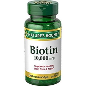 Nature's Bounty Biotin 10,000 mcg, 120 Softgel