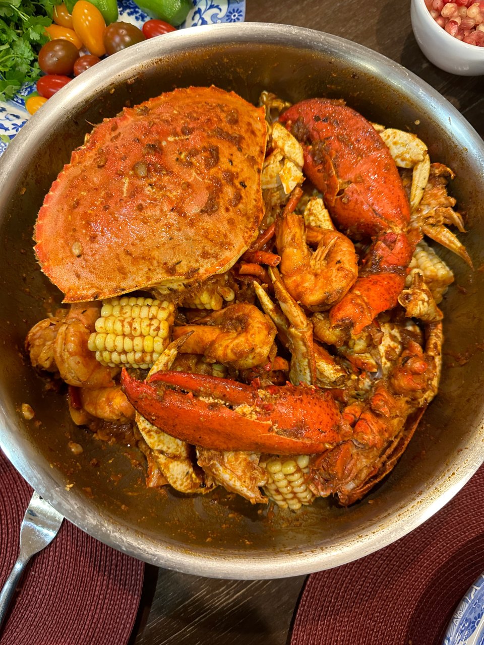 自己做boiling crab...