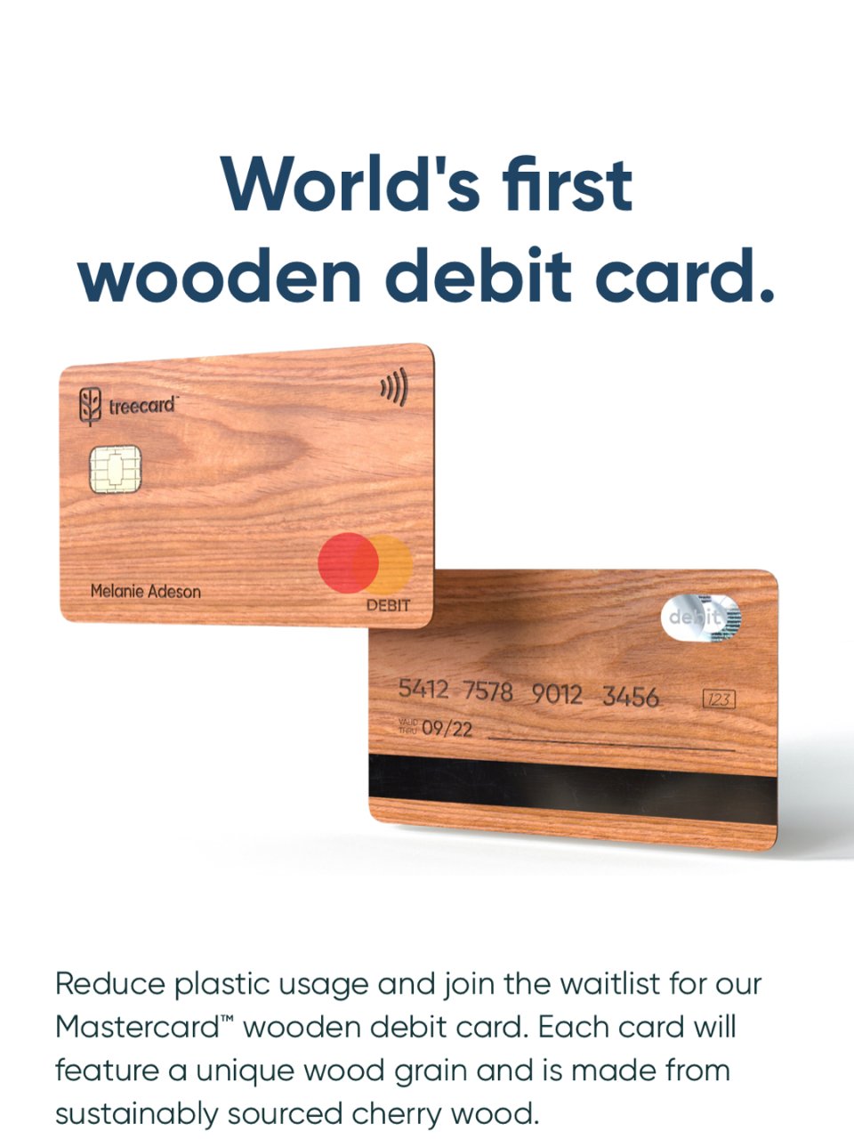 快来免费领取全球唯一木制储蓄卡吧！！...