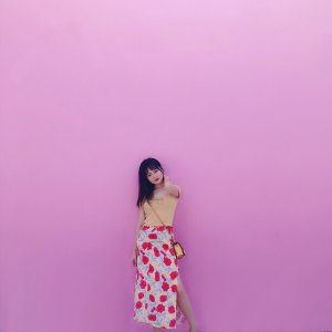 LA粉色网红墙打卡 & 口红色号安利：娇兰N214