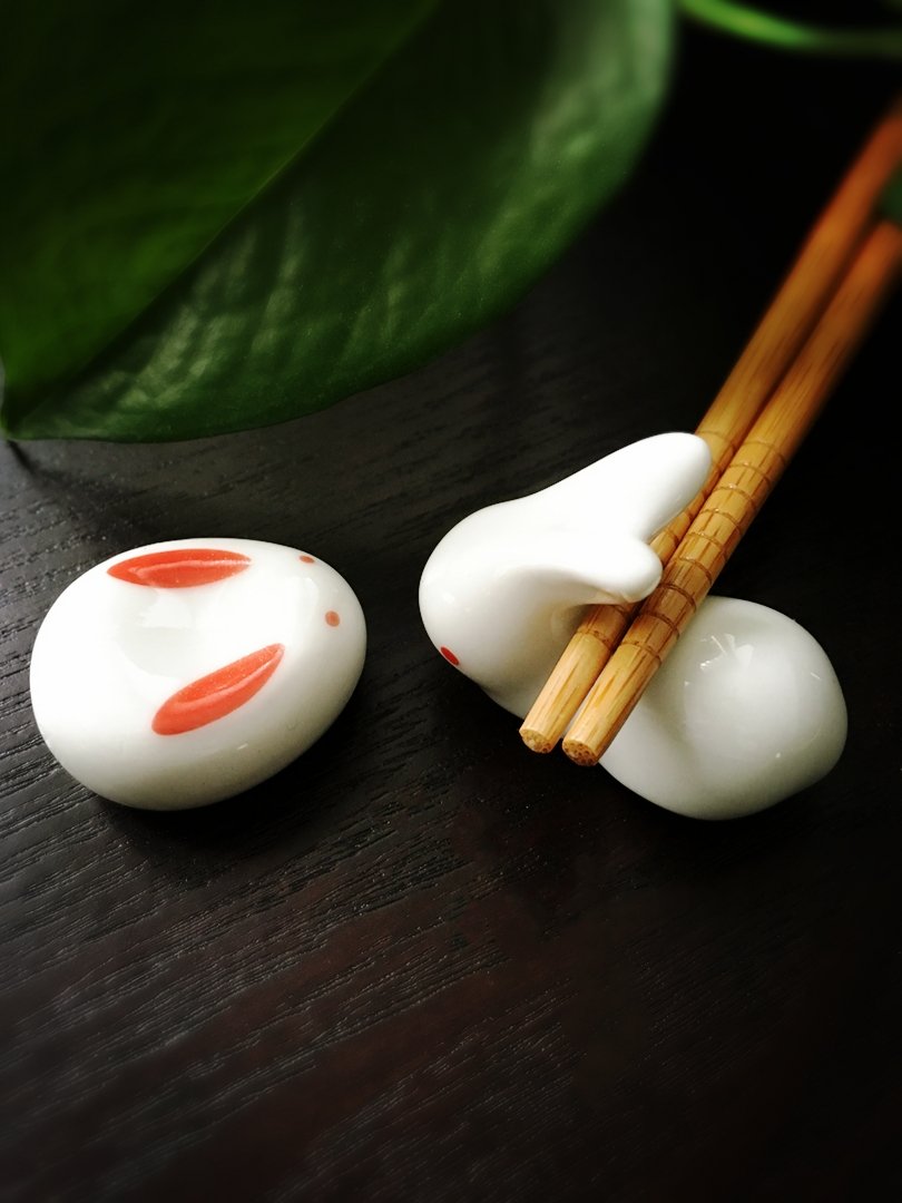 陶瓷筷架（3）——小萌兔