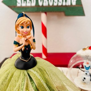 迪士尼圣诞树挂饰·安娜公主和小雪人雪宝...