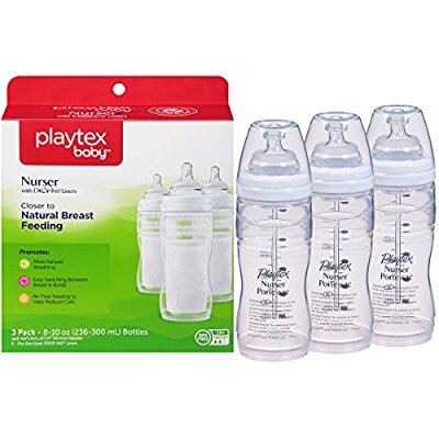 Playtex 防胀气奶瓶套 8oz 3个装