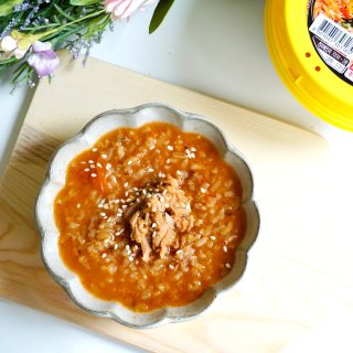 微众测｜美味又健康的韩式吞拿鱼泡菜粥