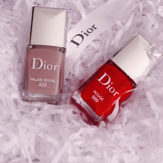 新年来点红- Dior 999正红色指甲...