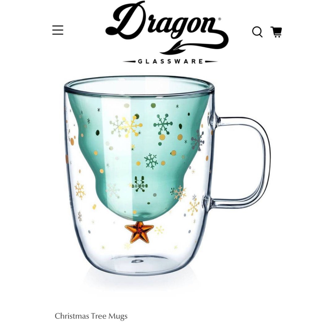 Christmas Tree Mugs | DRAGON GLASSWARE®