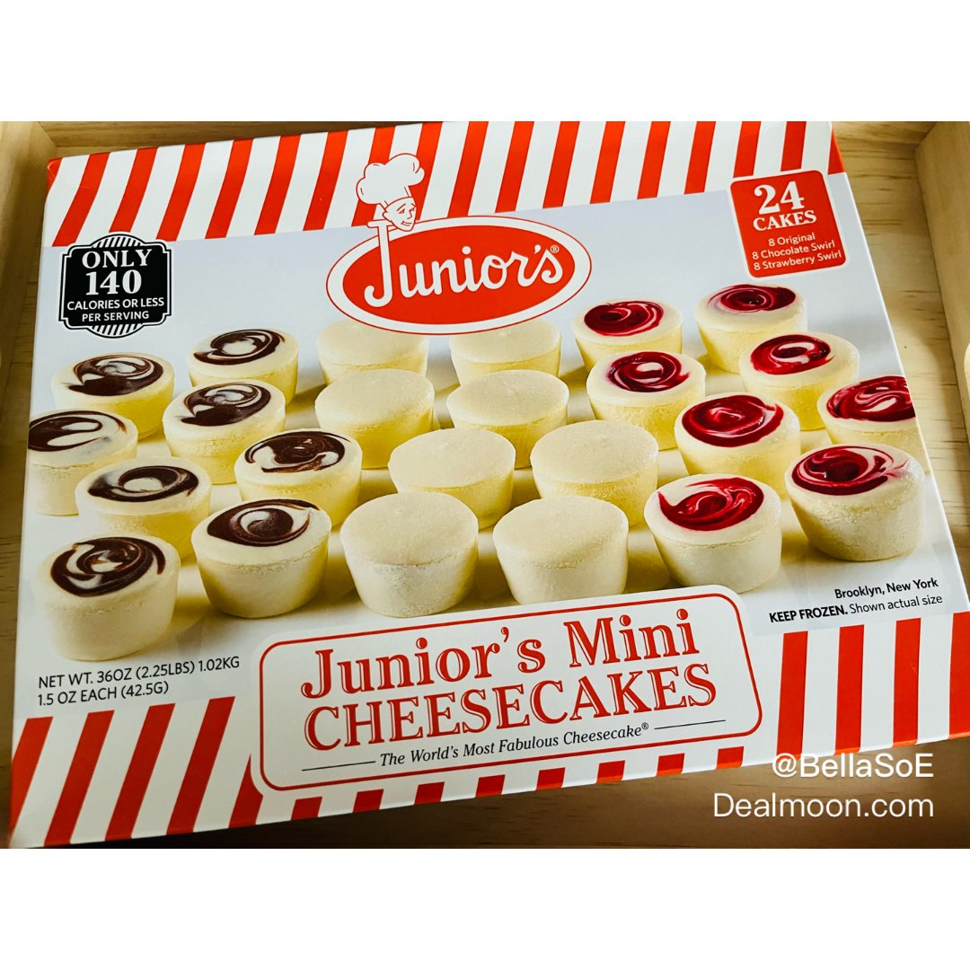 晒晒圈美食精选 Junior’s mini Cheesecake