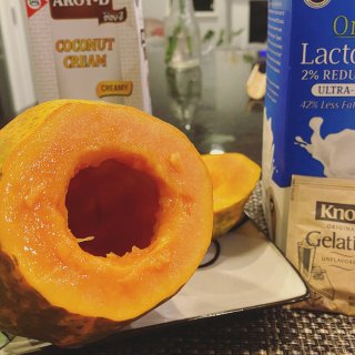 夏季甜品—木瓜椰奶冻...
