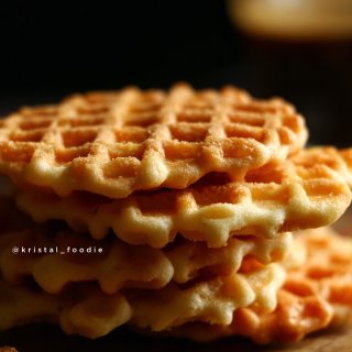 亚米零食丨🥛奶香waffle饼干...