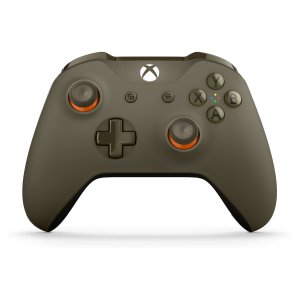 Microsoft Xbox Bluetooth Wireless Controller, Green/Orange