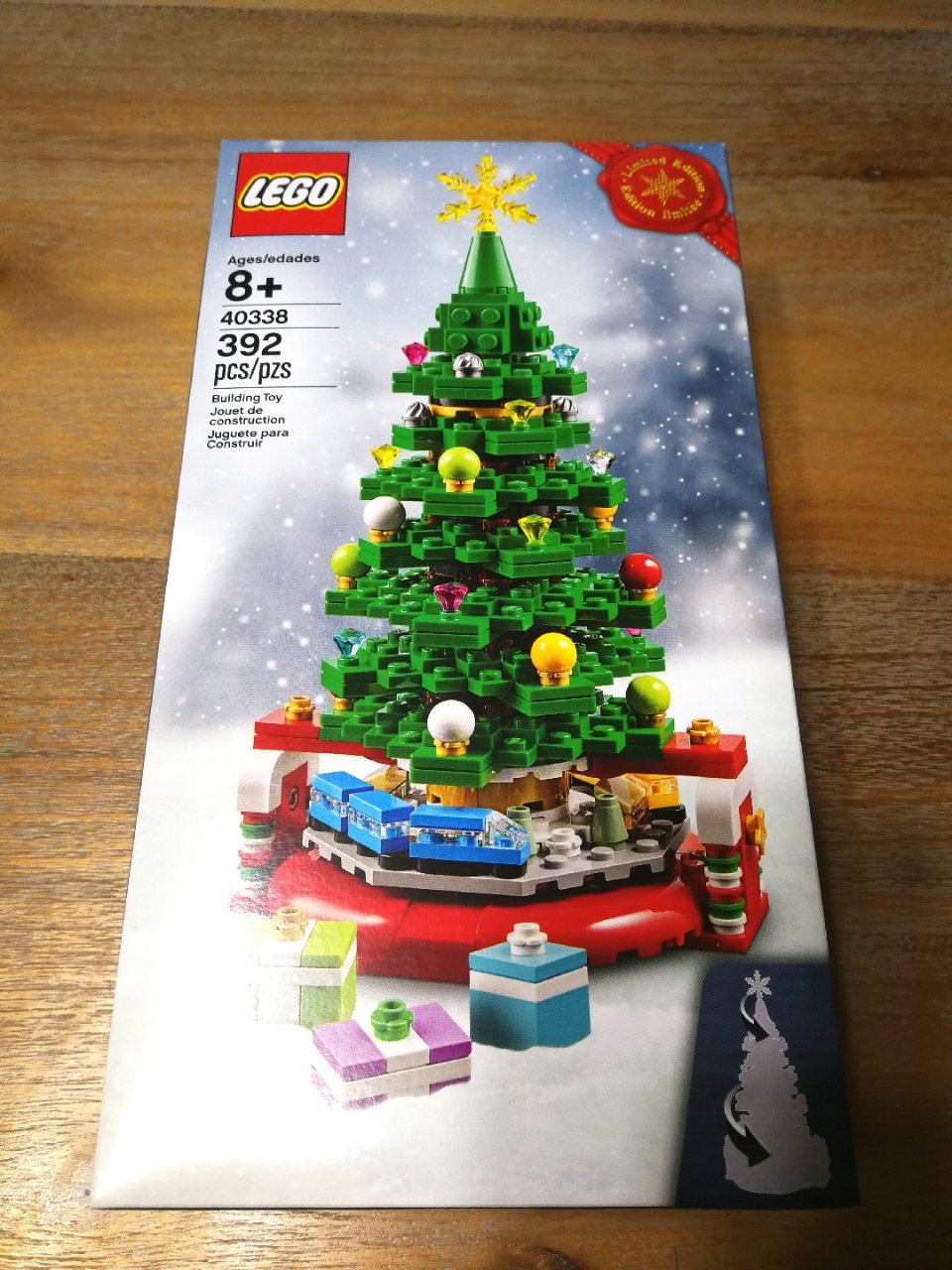 lego 40338圣诞树套装...