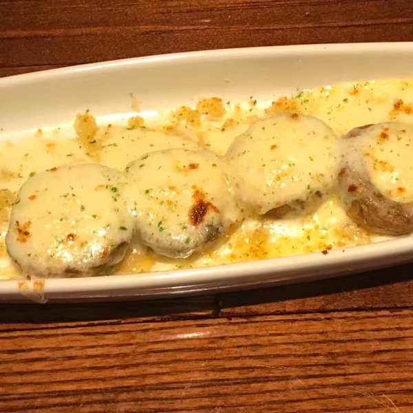 Roasted White Cheddar Stuffed Mushrooms