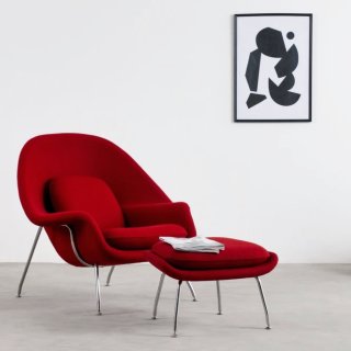 Knoll,Womb™ Chair with Ottoman | Knoll