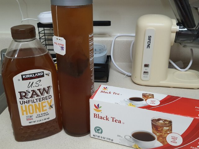 解暑神器--自制蜂蜜冷泡茶