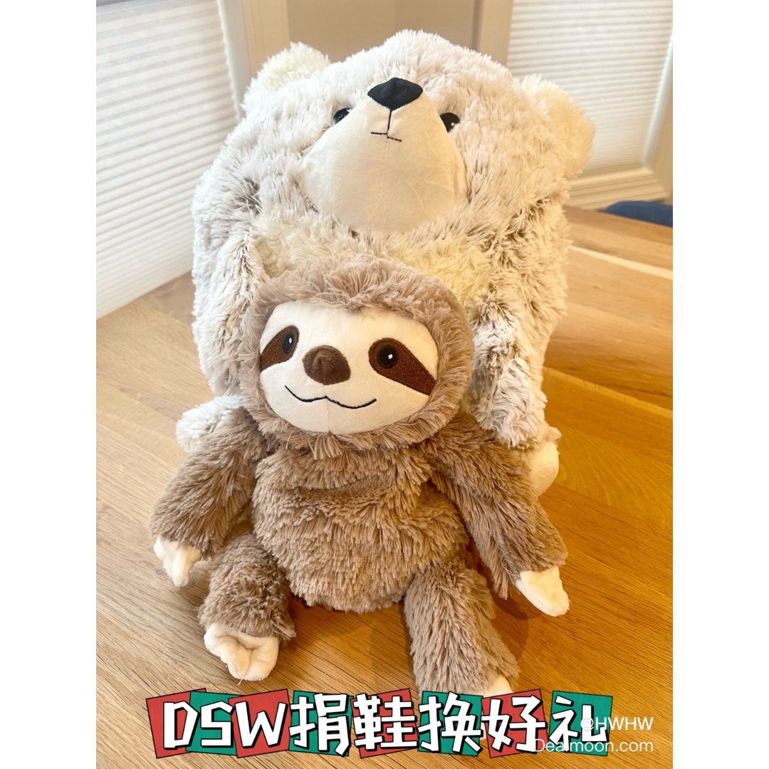 Designer Shoe Warehouse,Warmies Sloth Warming Stuffed Animal | DSW