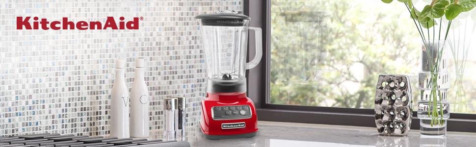 Amazon.com: KitchenAid KSB1570ER 5-Speed Blender with 56-Ounce BPA-Free Pitcher - Empire Red: Electric Countertop Blenders: Kitchen & Dining
