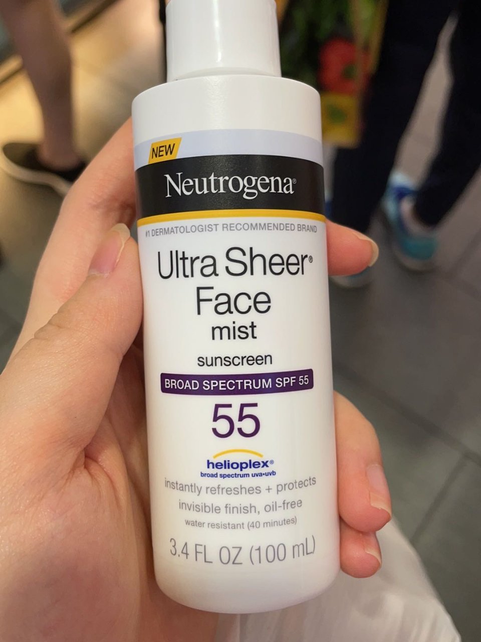 Neutrogena 露得清,Neutrogena Ultra Sheer Face Mist - Spf 55 - 3.4 Fl Oz : Target