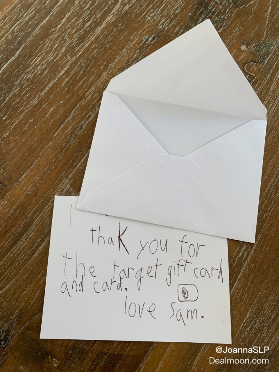 孩子的朋友写的感谢信...