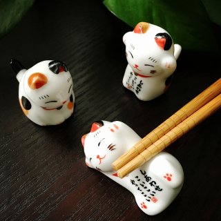 筷架,筷托,招财猫筷架