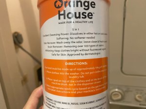 Orange House橙子味固体洗衣球测评