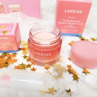 【八月購物】 韓國Laneige晚安唇膜...