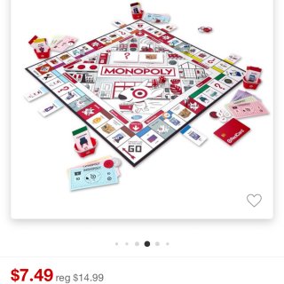 Target Monopoly 半价...