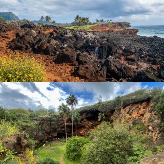 夏威夷可爱岛❤️海边trail超美😍直升...