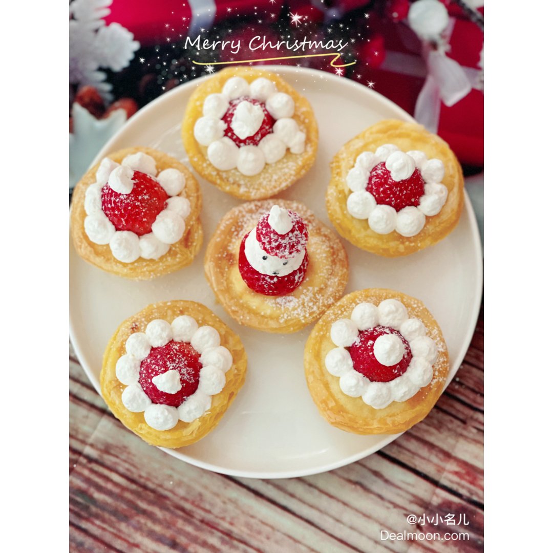 🎄圣诞季小甜品｜圣诞帽草莓蛋挞🍓...