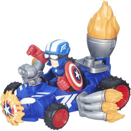 Marvel Super Hero Mashers Captain America 美国队长竞速套装