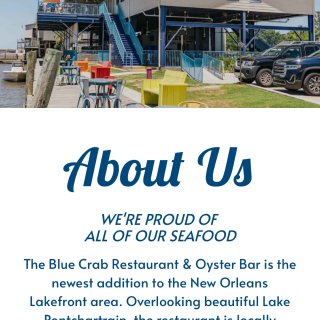【蓝螃蟹餐厅】新奥尔良河边餐吧...