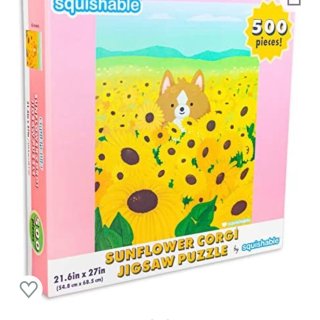 Squishable/Squishable Sunflower Corgi Jigsaw Puzzle : Toys & Games