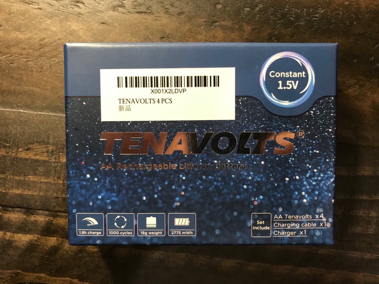 TENAVOLTS 5号充电锂电池