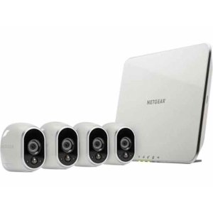 NETGEAR Arlo智能家庭安全无线摄像监控系统 4个HD摄像头