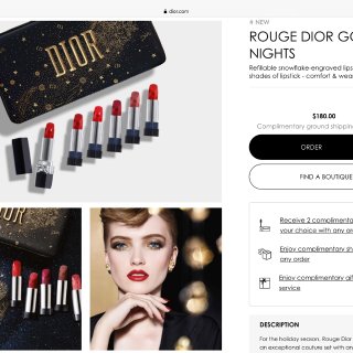 Dior｜圣诞限量口红套装...