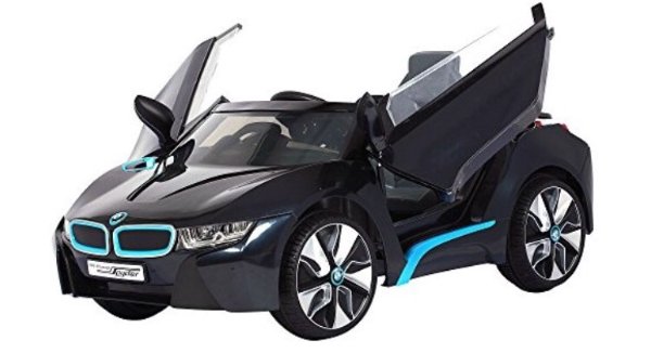 宝马BMW i8 6伏电动玩具车，黑色