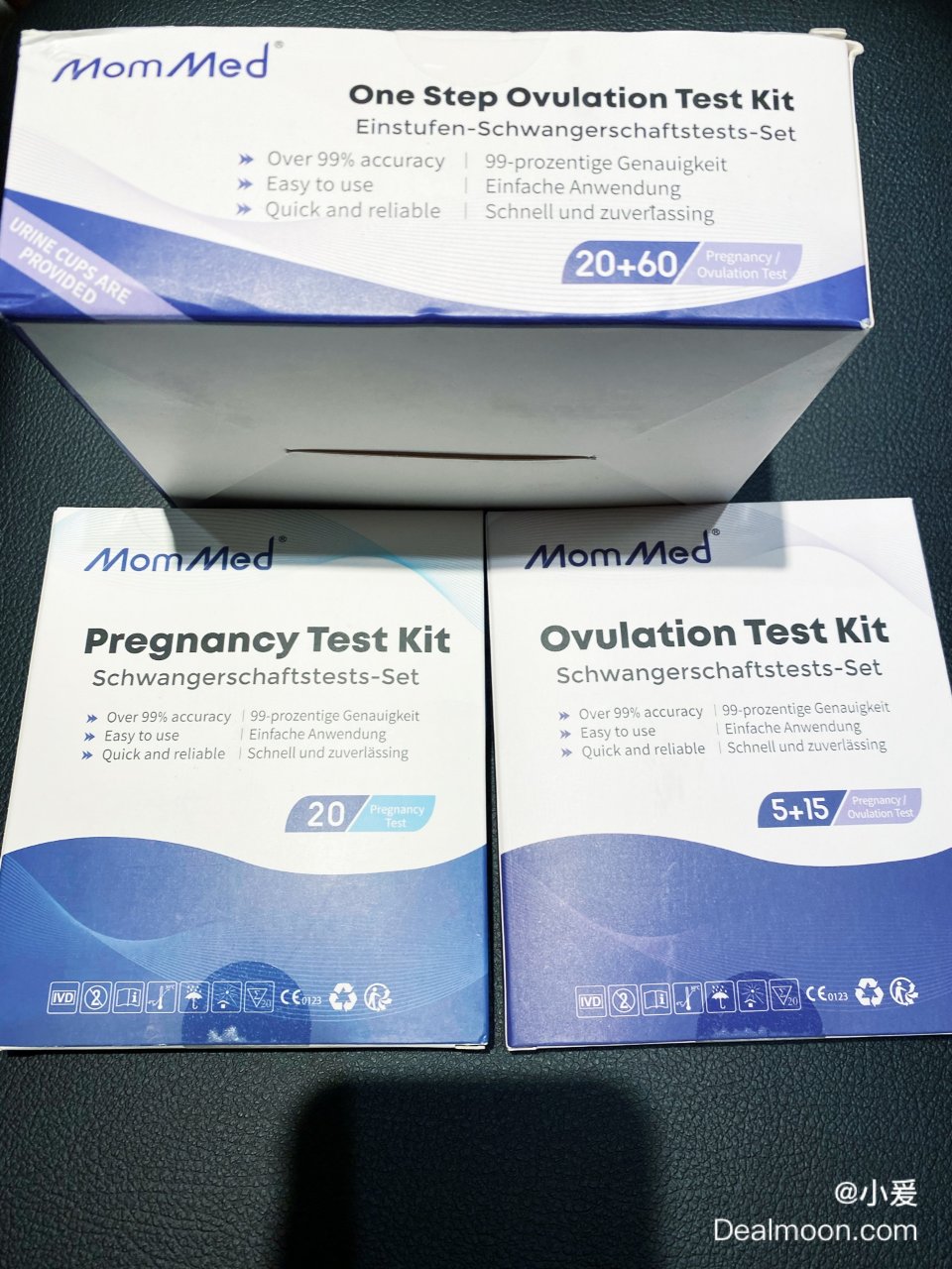 MomMed排卵验孕试纸试剂盒测试...