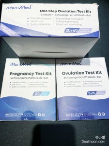 MomMed排卵验孕试纸试剂盒测试