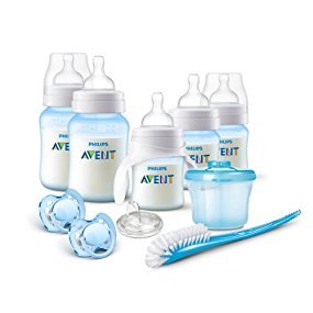 Philips AVENT Anti-Colic Bottle Newborn Starter Set, Blue @ Amazon