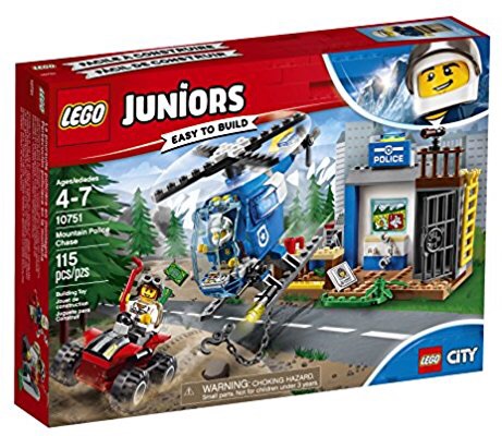 LEGO Juniors/4+ Mountain Police Chase 10751  乐高儿童积木 警察捉小偷