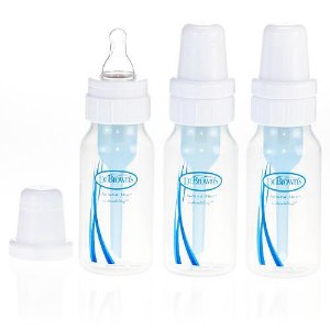 Dr Brown' s BPA Free 4 Ounce Polypropylene Bottle 3 Pack