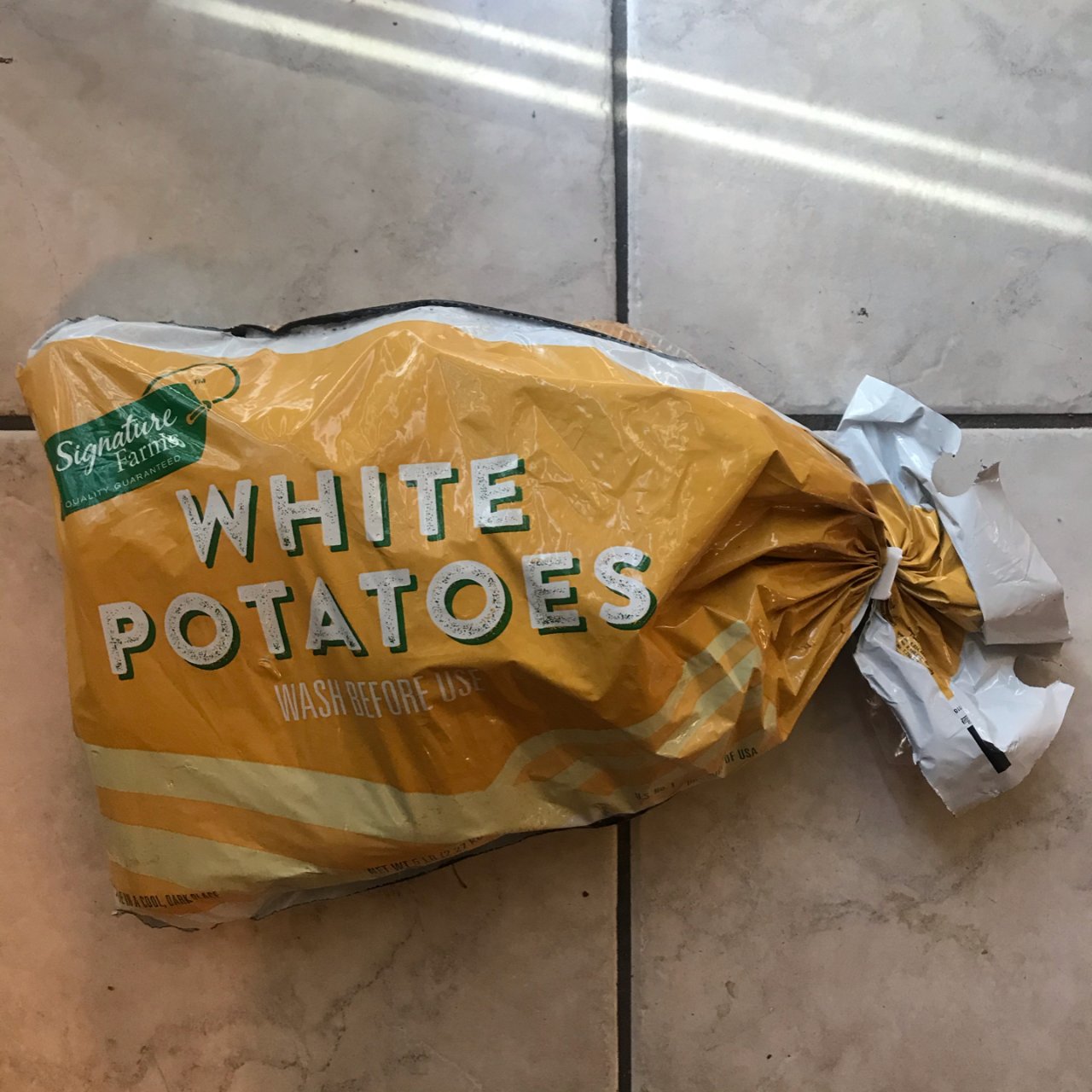 七天乐2⃣️ 5磅25美分的白土豆...