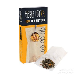 Walmart 沃尔玛,Tiesta Tea Tea Filters, 100 Disposable Tea Infuser for Tea & Coffee, 1 Pack (1x100) - Walmart.com