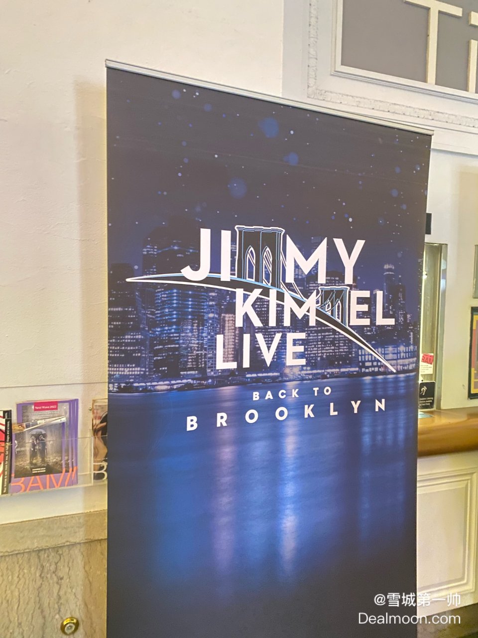 去Jimmy Kimmel Live纽约...