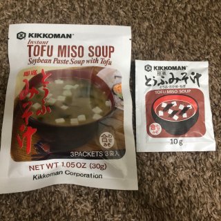 日本Miso汤，冲泡型很方便。...